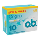 Kit 02 Absorvente Interno Ob Super 10 Unidades