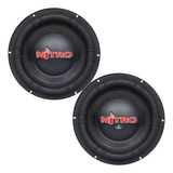 Kit 02 Alto Falantes Sub 700w Rms Bobina Dupla 12 Pol Nitro