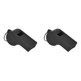 Kit 02 Apitos Ação Tática Militar Educação Física 55mm Preto