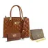 Kit 02 Bolsas Deep Média Matelasse Caramelo Balada Carteira