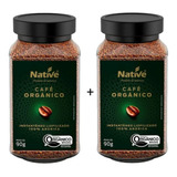 Kit 02 Café Solúvel Liofilizado Orgânico Native 90g Cada