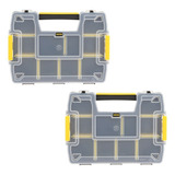 Kit 02 Caixa Organizadora Softmaster Stanley Light Stst14021