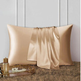 Kit 02 Capas P Travesseiro Fronhas De Cetim Seda Charmousse
