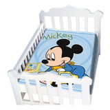 Kit 02 Cobertor Bebe Infantil Jolitex Disney Mickey Minnie