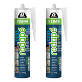 Kit 02 Cola Rodapé Sanca Moldura Colagem Extra Forte