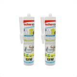 Kit 02 Cola Selante Ms Cristal Secagem Rápida Fischer