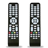 Kit 02 Controle Remoto Compatível Com AOC Smart TV Modelos LCD LED Tecla Netflix