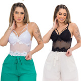 Kit 02 Cropped Feminino