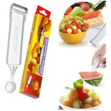 Kit 02 Descascador Boleador Ralador Decorador Legumes Frutas