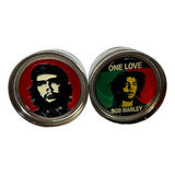 Kit 02 Dichavadores Metal Bob Marley E Tchê Guevara