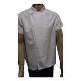 Kit 02 Dolmas Chef Branco E Preto Mangas Curta Unissex