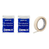 Kit 02 Fitas Adesivas Para Autoclave 19mmx30m Hospflex