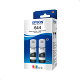 Kit 02 Garrafas Tinta Epson 544 T544 L3110 L3150 L3250 Preto