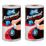 Kit 02 Pano Reutilizável Scott Duramax C 58 Panos Cor Branco