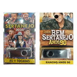 Kit 02 Pendrive De Múslcas Gravadas Sertanej0 As Top s 600