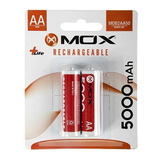 Kit 02 Pilhas Recarregaveis Mox Aa 5000mah Ps xbox