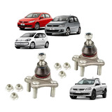 Kit 02 Pivôs Suspensão Gol G5 Fox Up Saveiro 1.0 1.6 