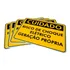 Kit 02 Placas Geração Própria Padrão T  18x25 Alumínio 