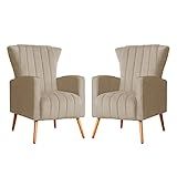 Kit 02 Poltrona Para Sala Melinda Suede Cores DS Estofados