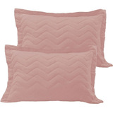 Kit 02 Porta Travesseiros 70cm X 50cm Matelasse Varias Cores
