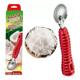 Kit 02 Raspa Coco Raspador De Inox Manual Com Cabo Reforçado