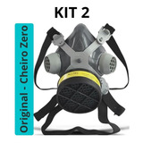 Kit 02 Respirador Facial C Filtro P Pintura Vo ga Obra