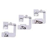 Kit 02 Sapata Calcador Bainha Barra 19 E 25mm Doméstica