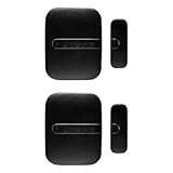 Kit 02 Sensores Magnético De Abertura De Porta E Janela XAS Smart Black Intelbras Sem Fio