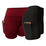 Kit 02 Shorts Curto