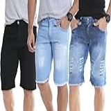 Kit 02 Shorts Masculino Jeans E