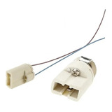 Kit 02 Soquete G9 Para Lampada G9 Halopin Com Base Metalica