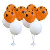 Kit 02 Suportes 10 Balões bexiga Mesa Arranjo Decoração 45cm