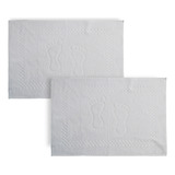 Kit 02 Tapete Para Banheiro De Piso Felpudo Pezinho Secar Pé