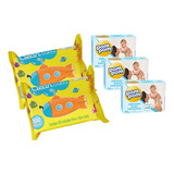 Kit 02 Toalhas Umedecidas Clean Baby 03 Sabonete Pompom