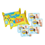 Kit 02 Toalhas Umedecidas Clean Baby 05 Sabonete Pompom
