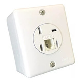 Kit 02 Tomada Telebras Rj11 Sistema x Branco Ilumi