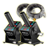 Kit 02 Turbo Jet Co2 Dmx 220v Com Mangueira De 6m