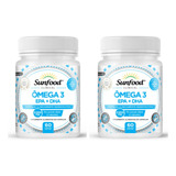 Kit 02 Un Ômega 3 Epa Dha 2000mg 60 Capsulas Sunfood