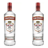 Kit 02 Vodka Destilada Garrafa 998ml Smirnoff Aperitivo