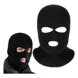 Kit 02un Máscara Balaclava De Inverno 3 Furos Para Esportes
