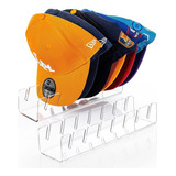 Kit 02un Suporte Organizador De Bonés Em Acrílico Expositor