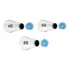 Kit 03 Bicos De Confeitar Wilton 4b 6b E 8b Pitanga Aberta