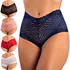 Kit 03 Calcinhas Tanga Calesson Lingerie Feminino Renda Luxo
