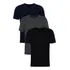 Kit 03 Camisetas Basica Gola V Masculinas Camisa Slim Fit Lisa 