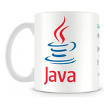 Kit 03 Canecas Branca Programador Linguagem Java Café Gamer