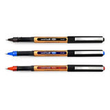 Kit 03 Caneta Rollerball Ub 150 10 Eye Broad 1 0mm Uniball