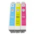 Kit 03 Cartucho Tinta Compativel P/ Uso Epson T133 133 Tx123