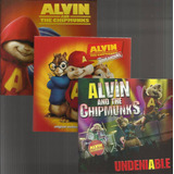 Kit 03 Cd s Trilha Alvin Chipmunks Undeniable The Squeakquel