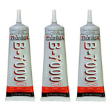 Kit 03 Colas Adesiva Multiuso Para Tela Celular B7000 110ml