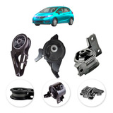 Kit 03 Coxim Calço Motor E Câmbio Honda Fit 2003 A 2008 Man 